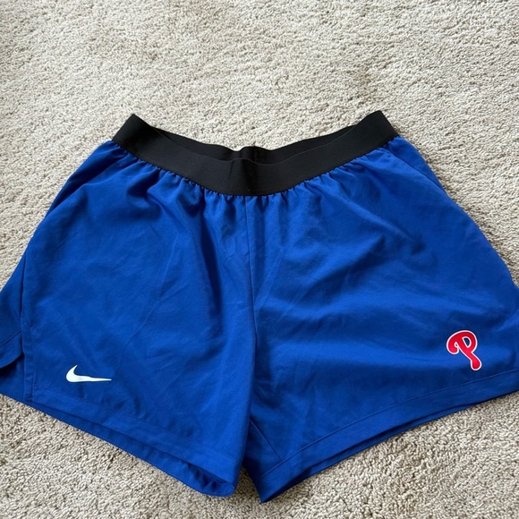 Nike Phillies Athletic Shorts Lightweight Performance L - Picture 3 of 12